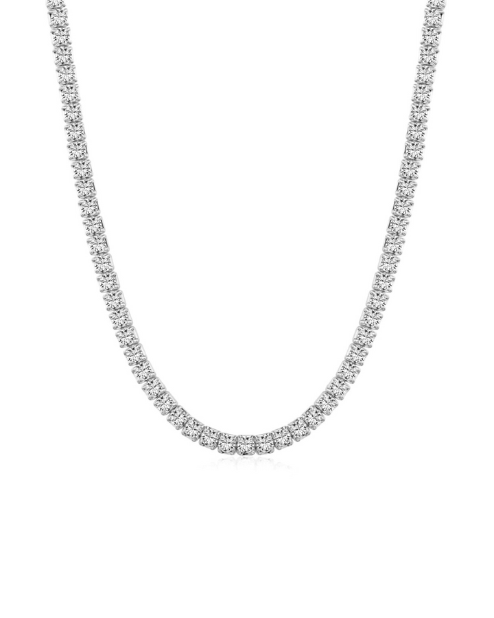 Tiffany Tennis Necklace Silver 3MM