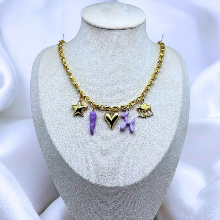 Verspielte Sternen-Halskette (Handgefertigt & Limitierte Auflage)