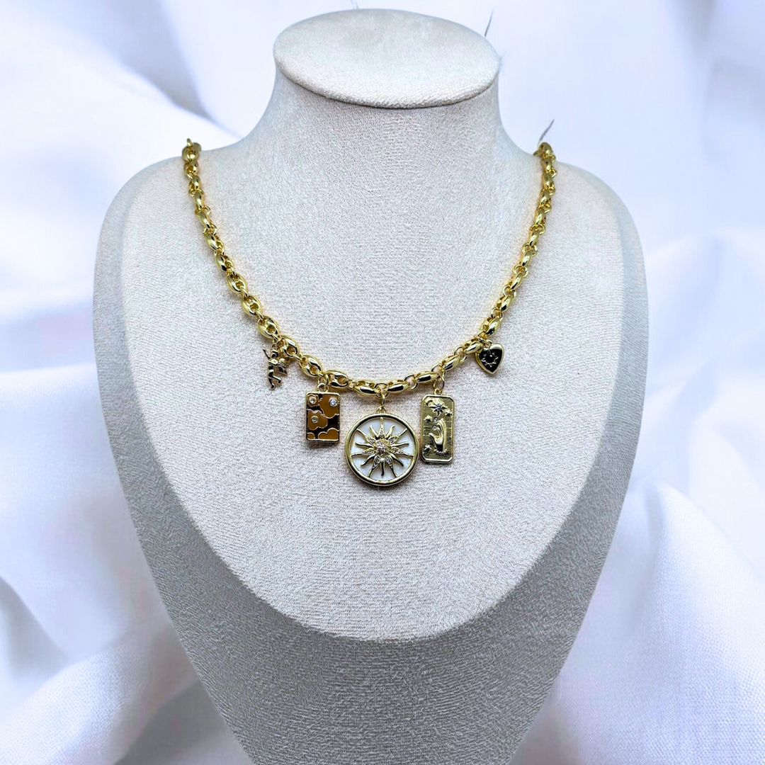 Strahlende Sonnenkette (Handgefertigt & Limitierte Auflage)