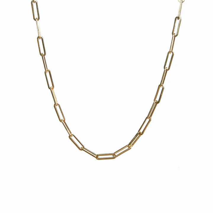 CLIP CHAIN HALSKETTE - GOLD