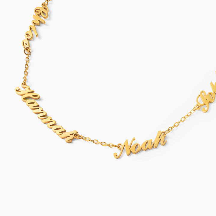 Mehrfach-Namen-Halskette