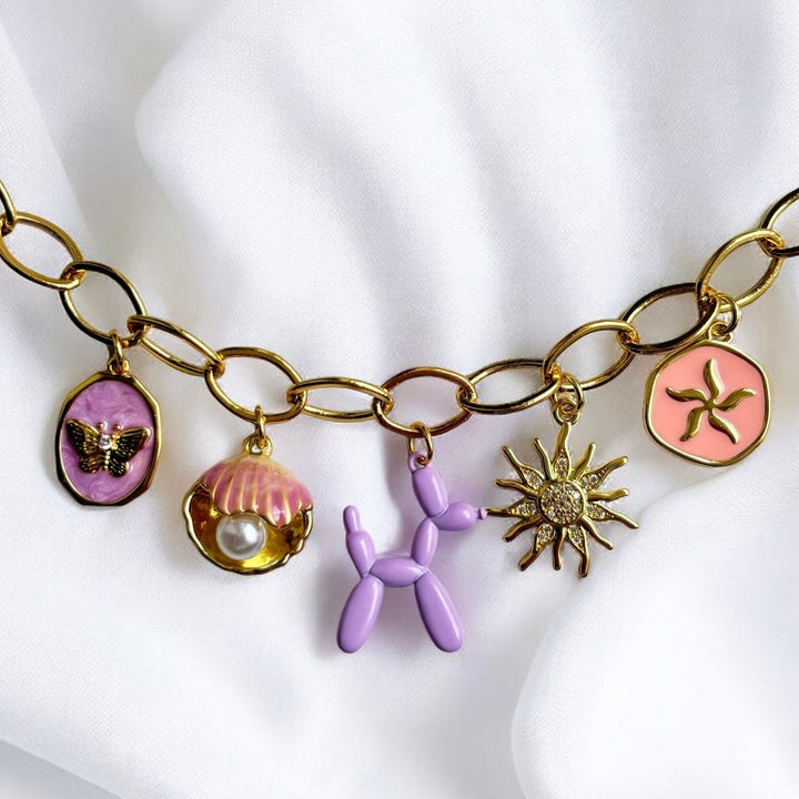 Lila Halskette (Handgefertigt & Limitierte Auflage)