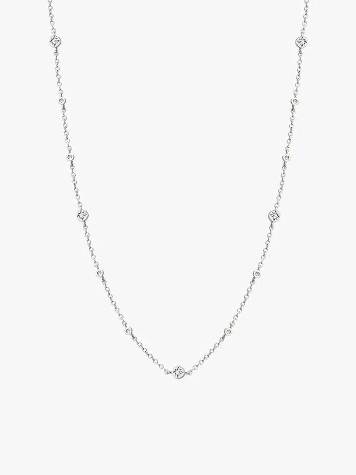 Polaris Moissanit Station Halskette