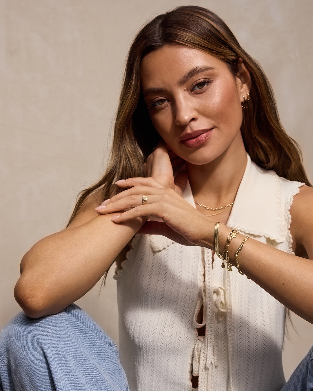 Luna Alphabet Charm Armband