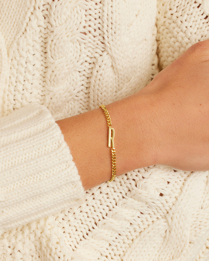 Luna Alphabet Charm Armband