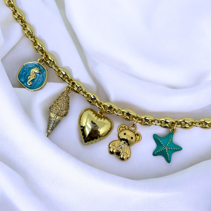 Seaside Whimsy Halskette (Handgefertigt & Limitierte Auflage)