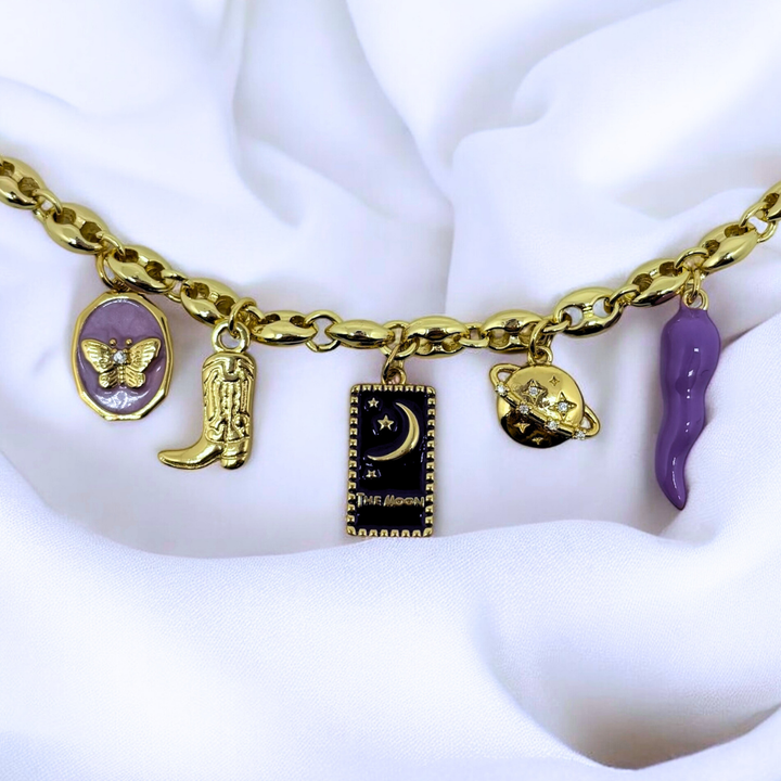 Kosmisches Blütenhalsband (Handgefertigt & Limitierte Auflage)