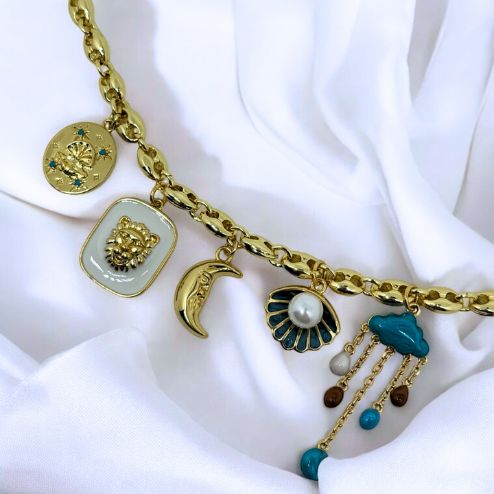 Lunar Drift Halskette (Handgefertigt & Limitierte Auflage)