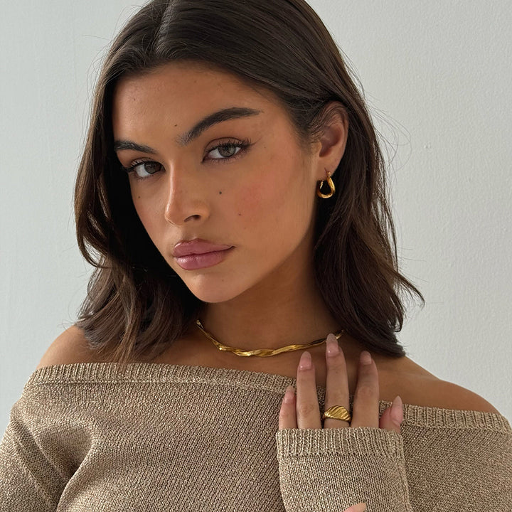 TWIST HALSKETTE GOLD