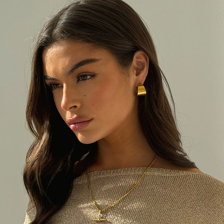 GLANZENDE HOOPS GOLD