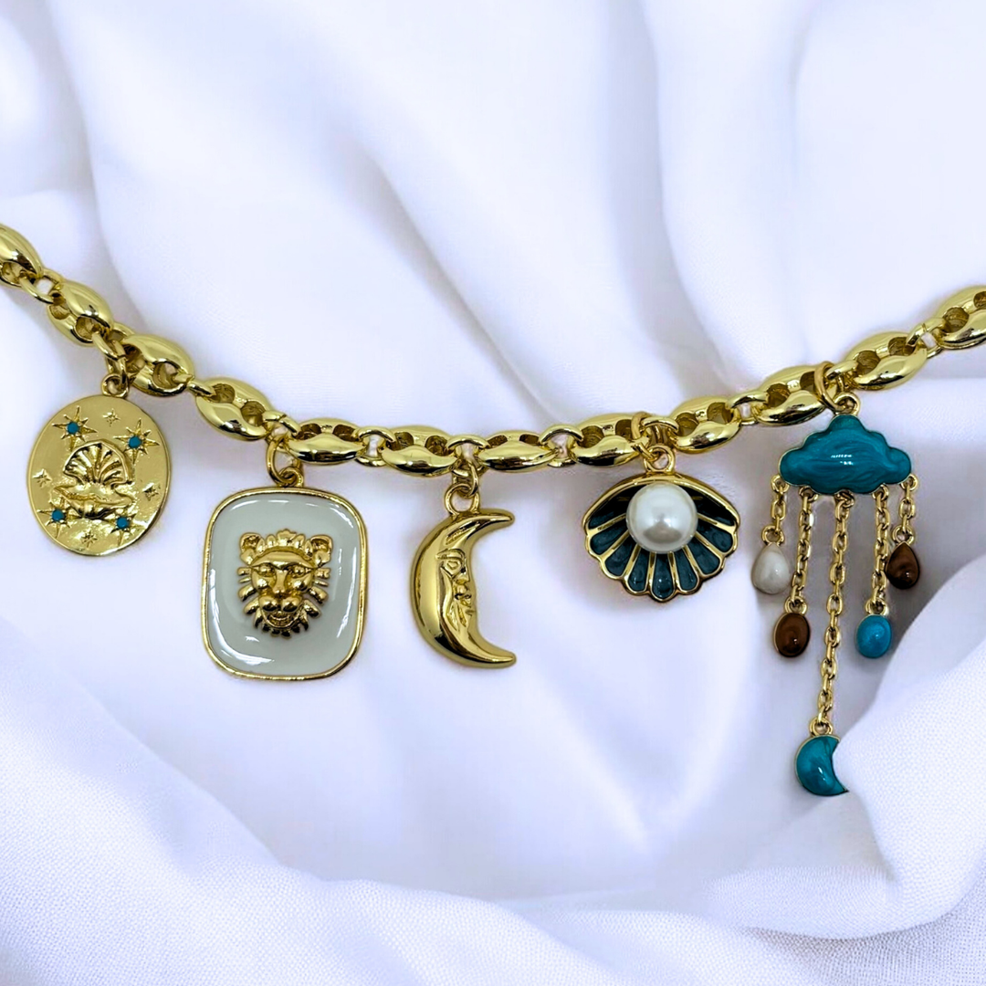 Lunar Drift Halskette (Handgefertigt & Limitierte Auflage)