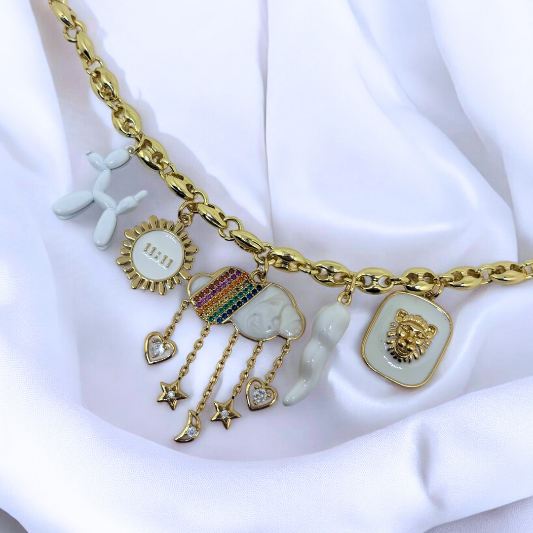 Regenbogenstaub Halskette (Handgefertigt & Limitierte Auflage)