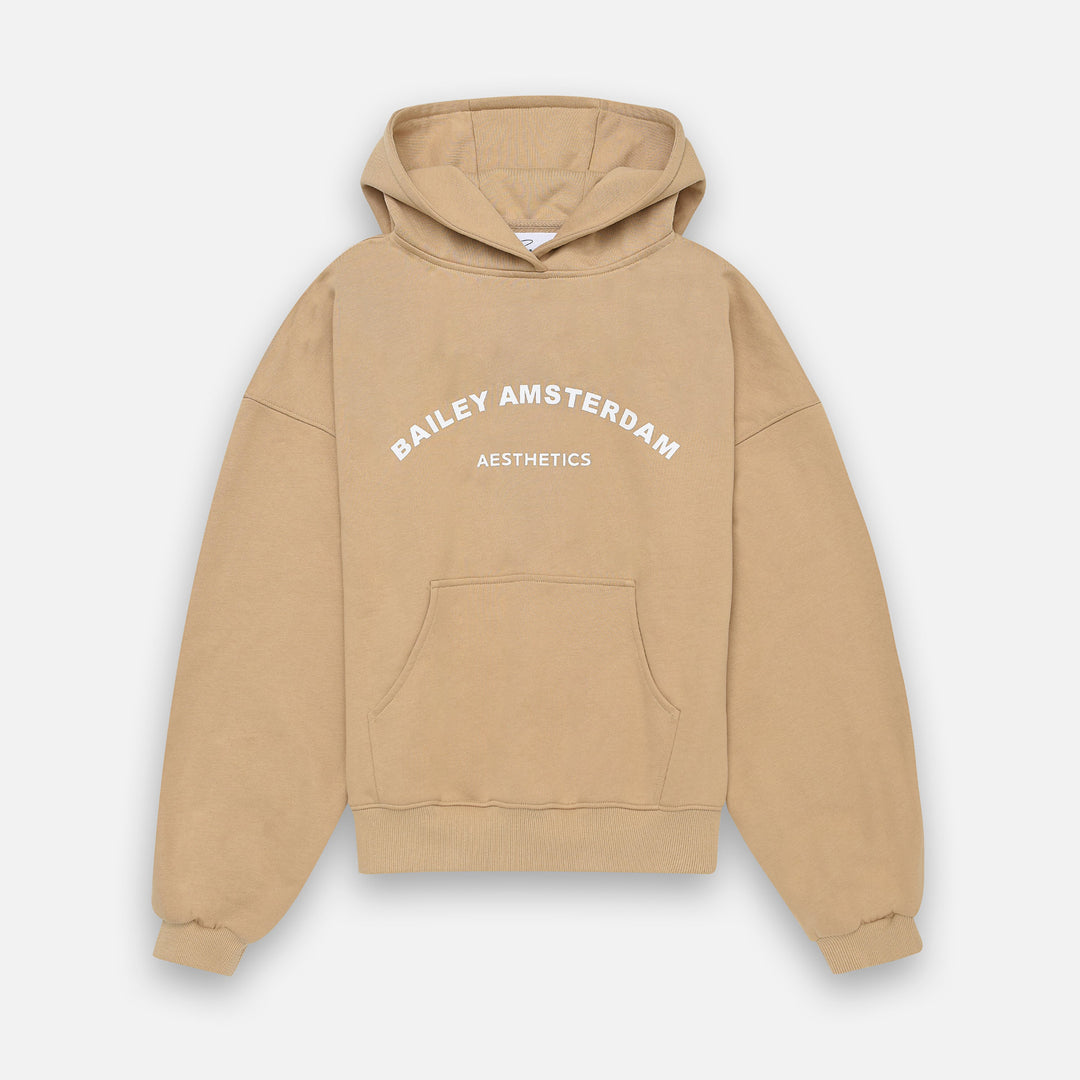 Ästhetischer Hoodie - Beige