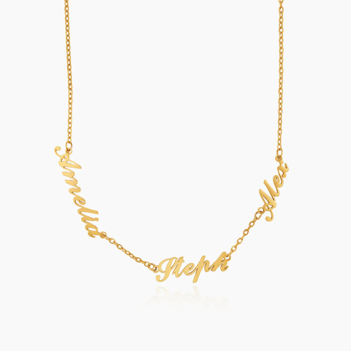 Mehrfach-Namen-Halskette