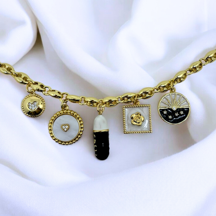 Noir Pillen-Halskette (Handgefertigt & Limitierte Auflage)