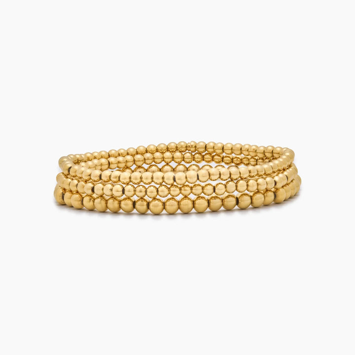 433 Goldperlen-Armband-Set