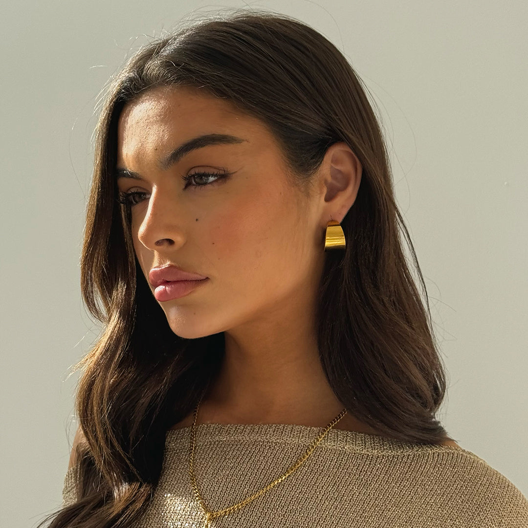 GLANZENDE HOOPS GOLD