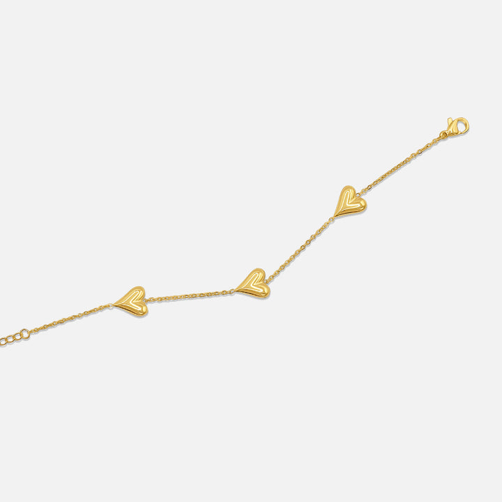 Liebesherz Armband - Gold