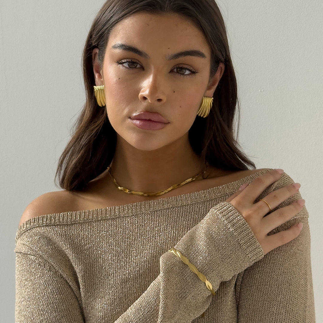 TWIST ARMBAND GOLD