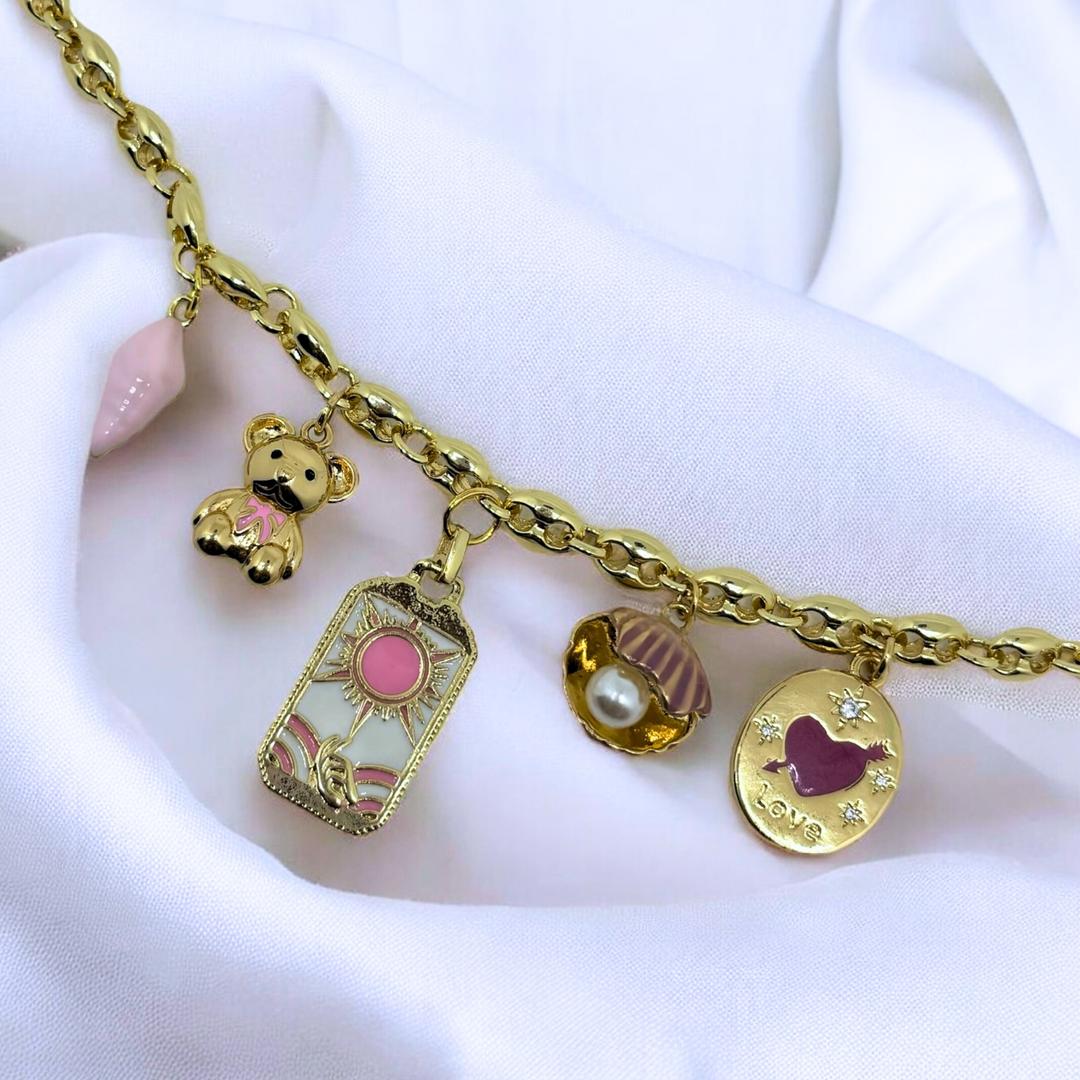 Sonnenuntergangs-Laune Halskette (Handgefertigt & Limitierte Auflage)