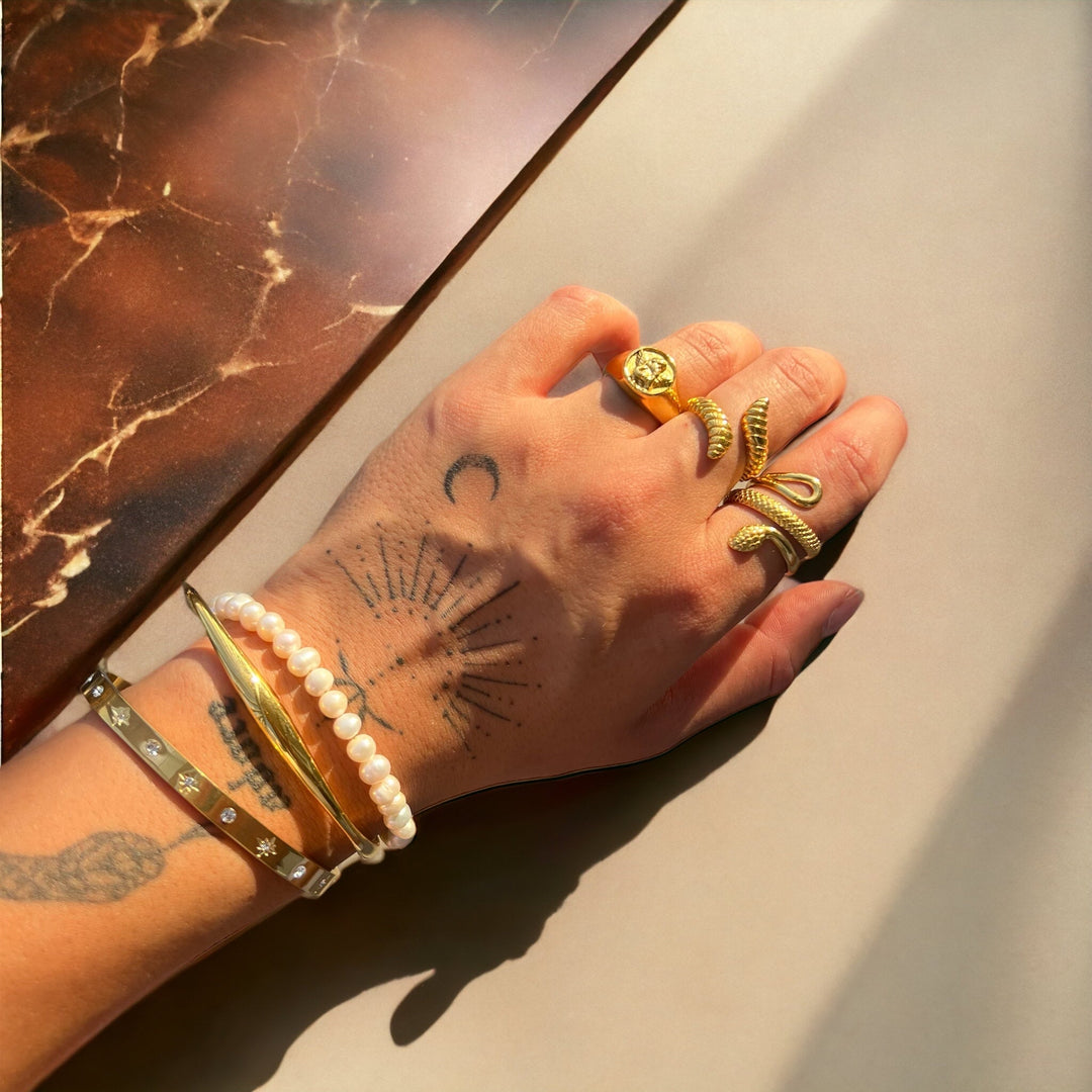 Serpentinring (Verstellbar)