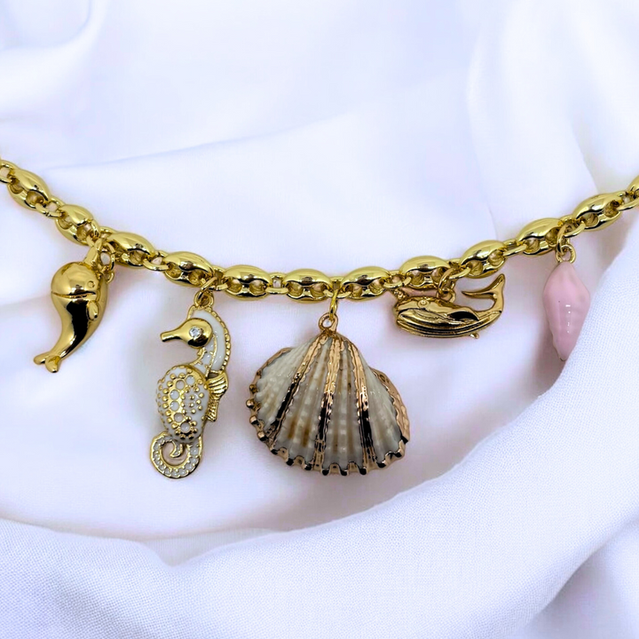 Ozeanisches Einhorn-Halsband (Handgemacht & Limitierte Auflage)