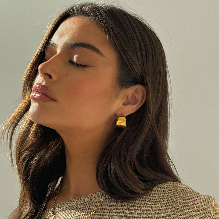 GLANZENDE HOOPS GOLD