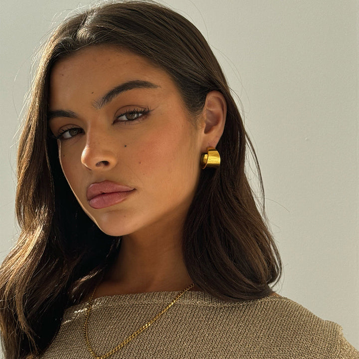 GLANZENDE HOOPS GOLD