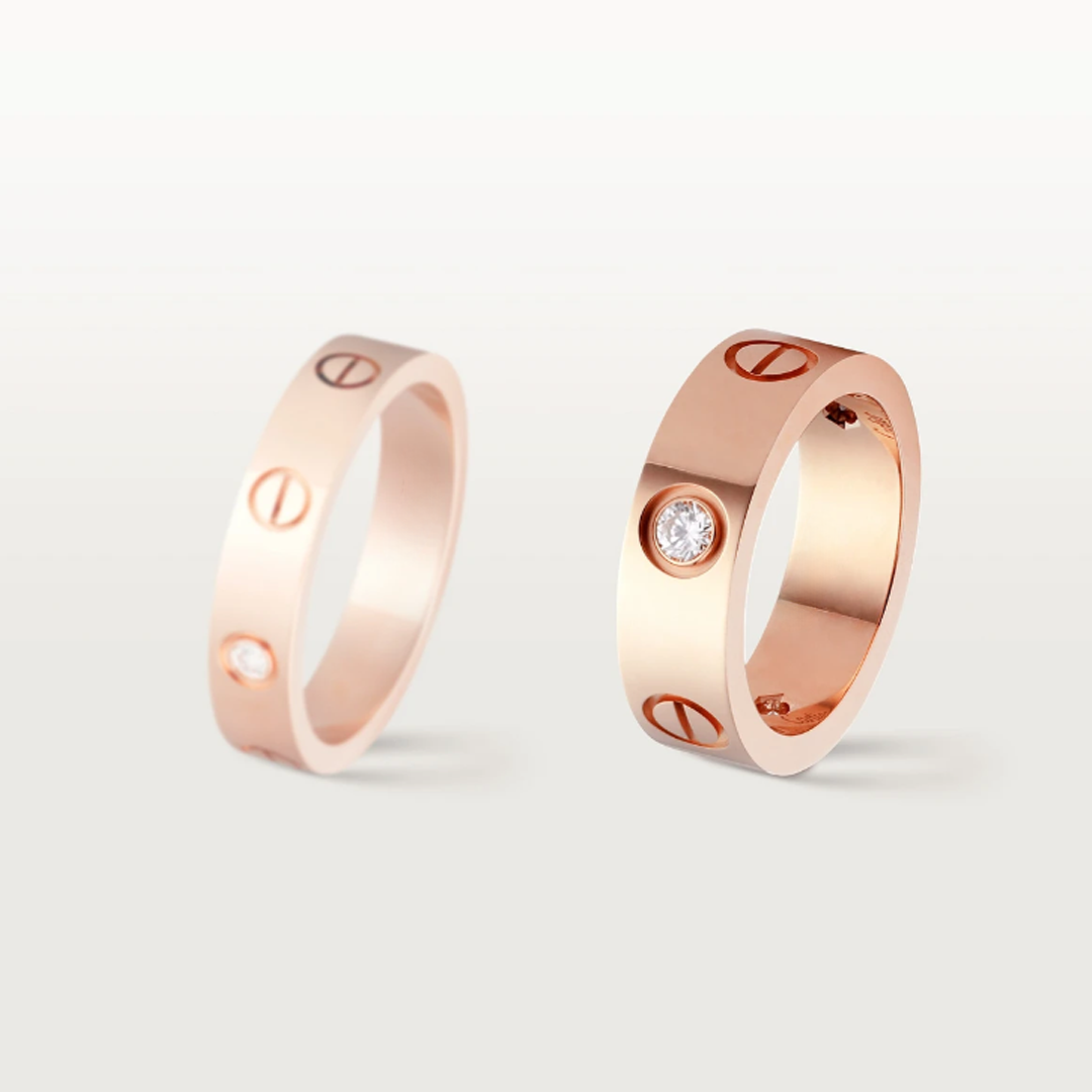 Love Ring - 3 Diamanten