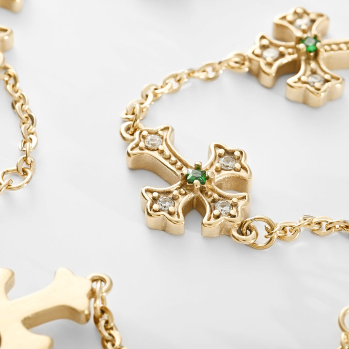 Faith Kreuzanhänger Armband