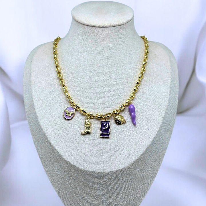 Kosmisches Blütenhalsband (Handgefertigt & Limitierte Auflage)