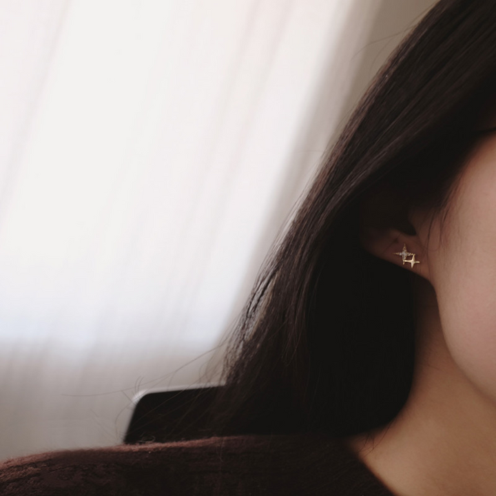 Sternenstaub Ohrringe S925