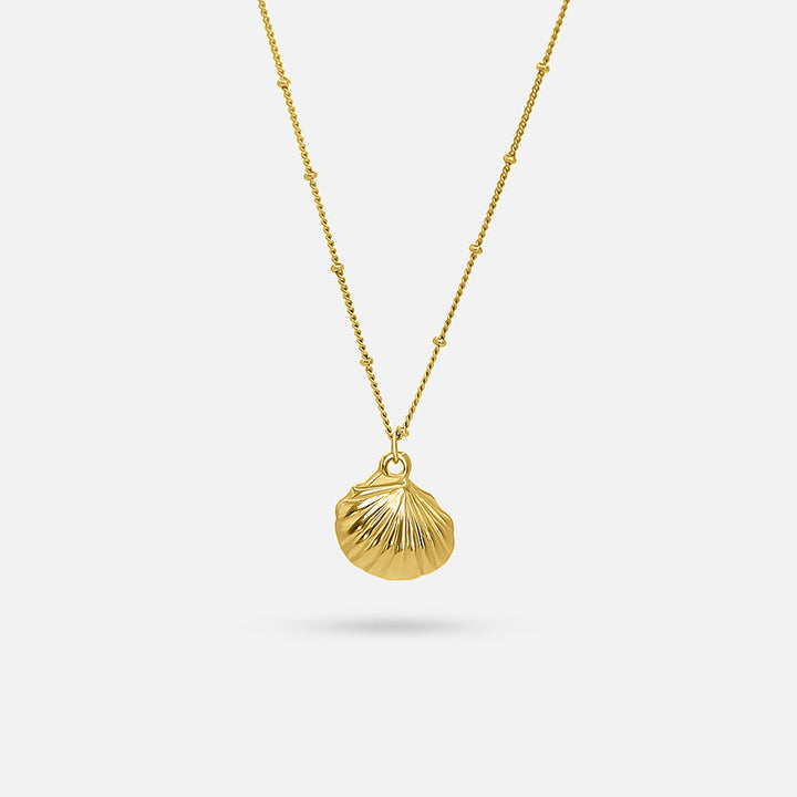 18K GOLD MUSCHELKETTE