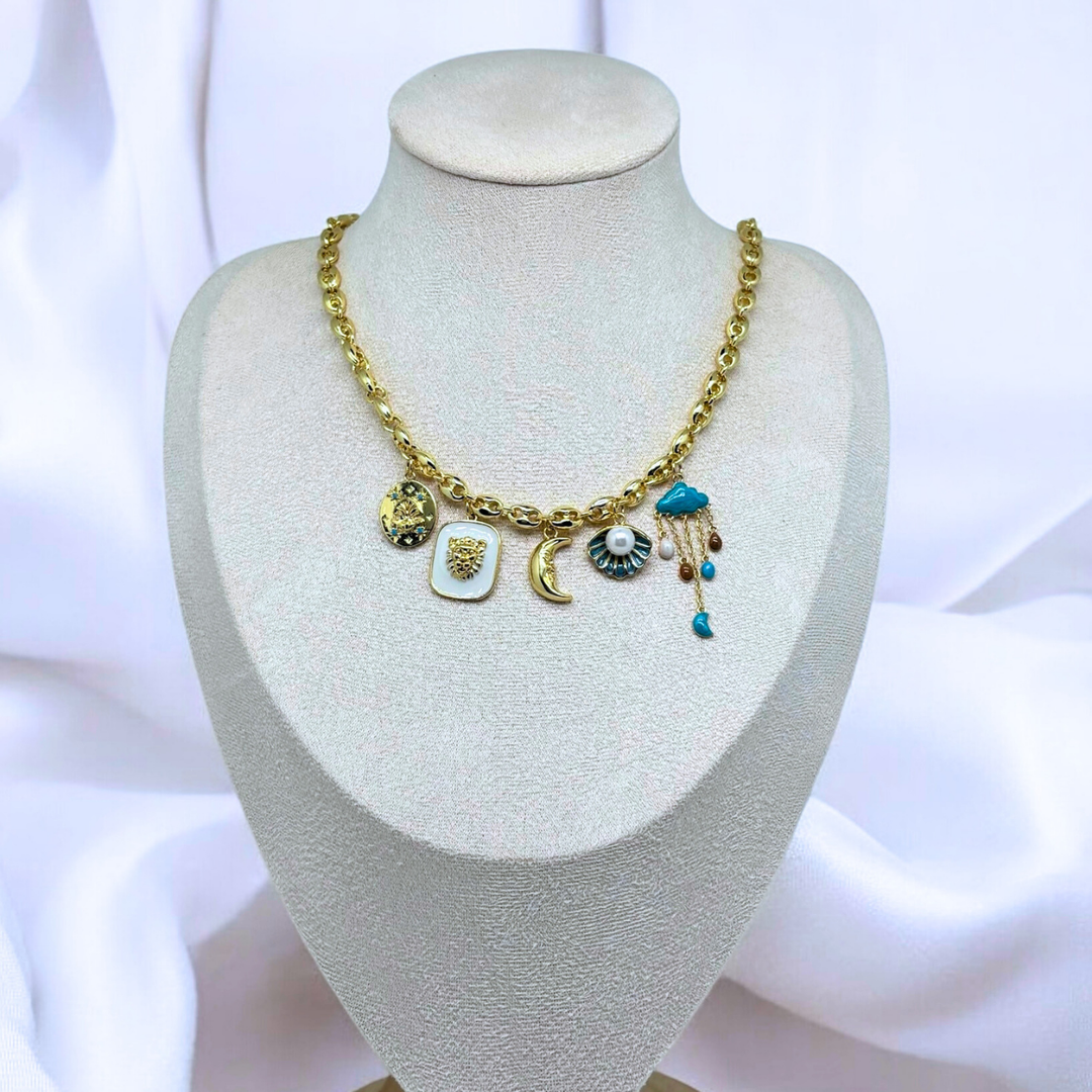 Lunar Drift Halskette (Handgefertigt & Limitierte Auflage)