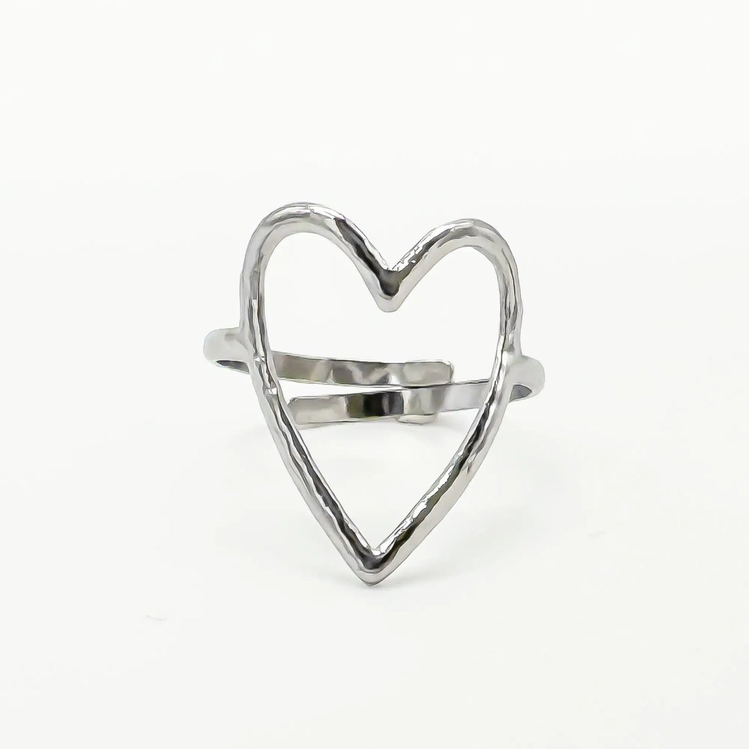 Lovers - Ring - Edelstahl - Verstellbar