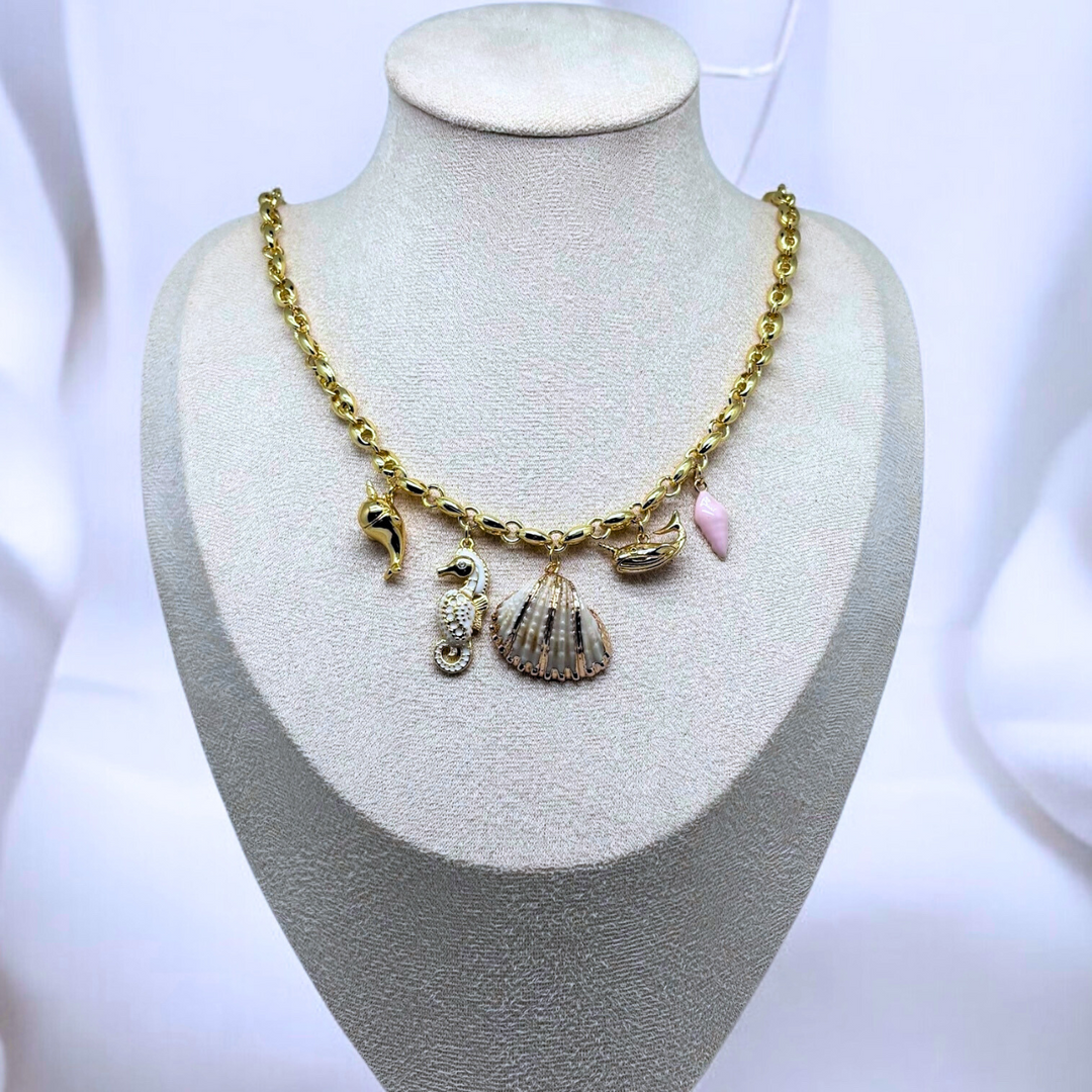 Ozeanisches Einhorn-Halsband (Handgemacht & Limitierte Auflage)