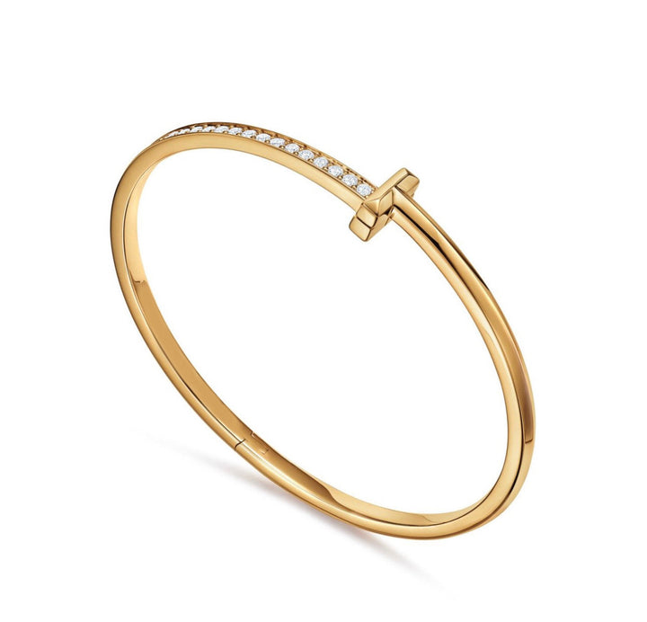 T Armband- Gold