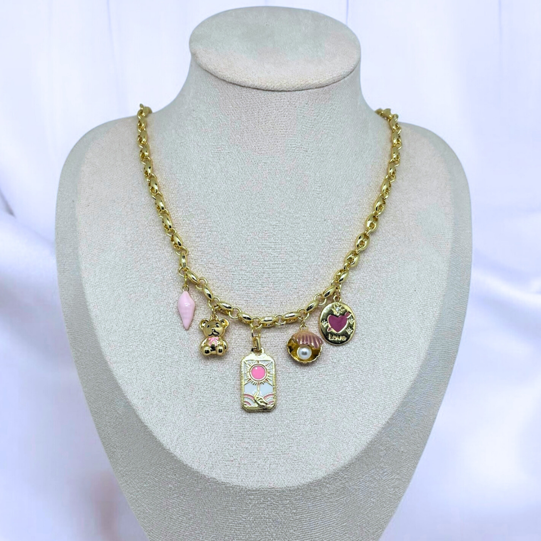 Sonnenuntergangs-Laune Halskette (Handgefertigt & Limitierte Auflage)