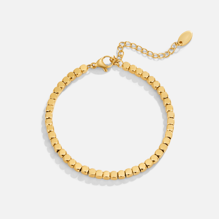 Lexi 18K Gold Würfelarmband