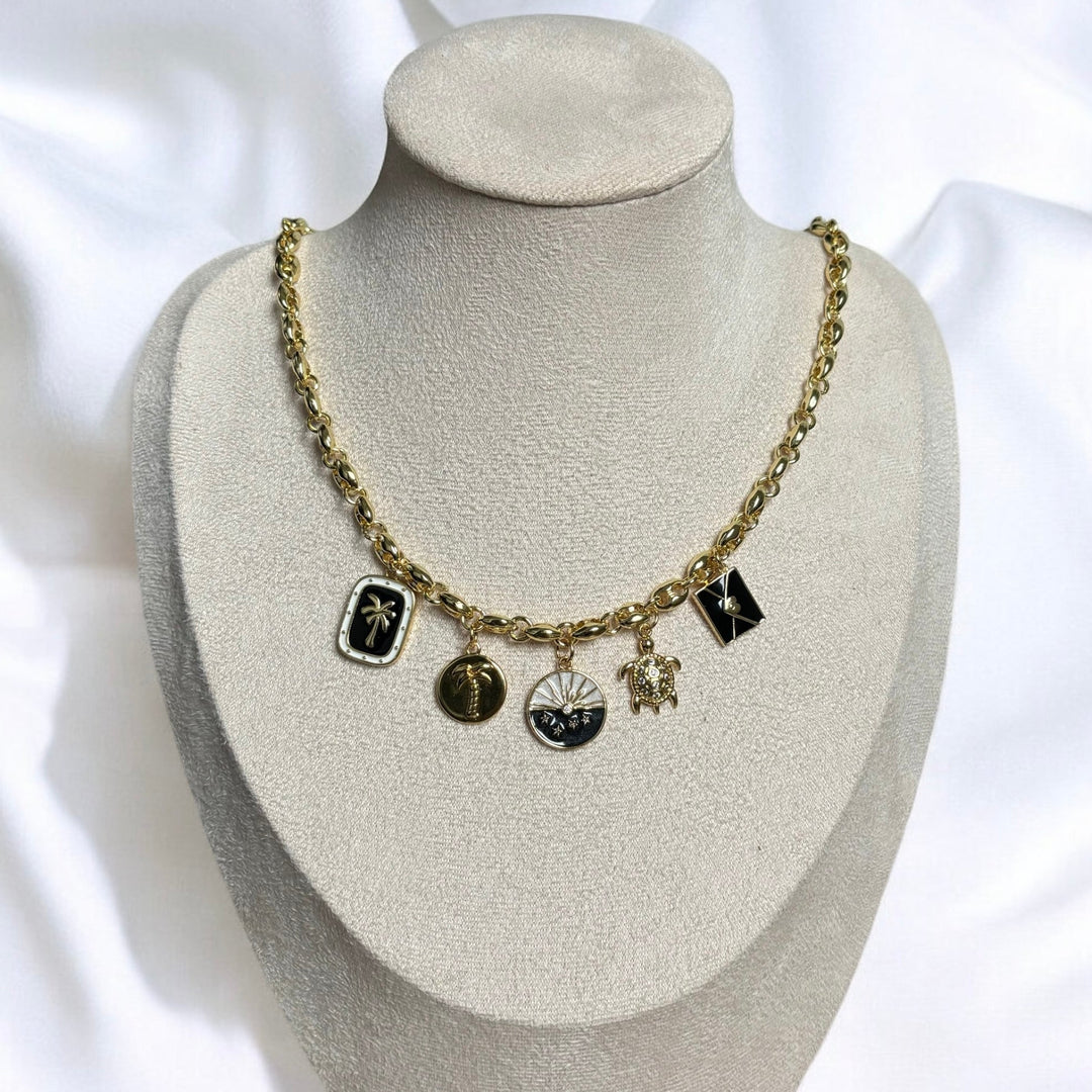 Noir Ocean Halskette (Handgefertigt & Limitierte Auflage)