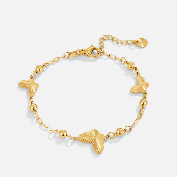 Emilia Golden Butterfly Armband