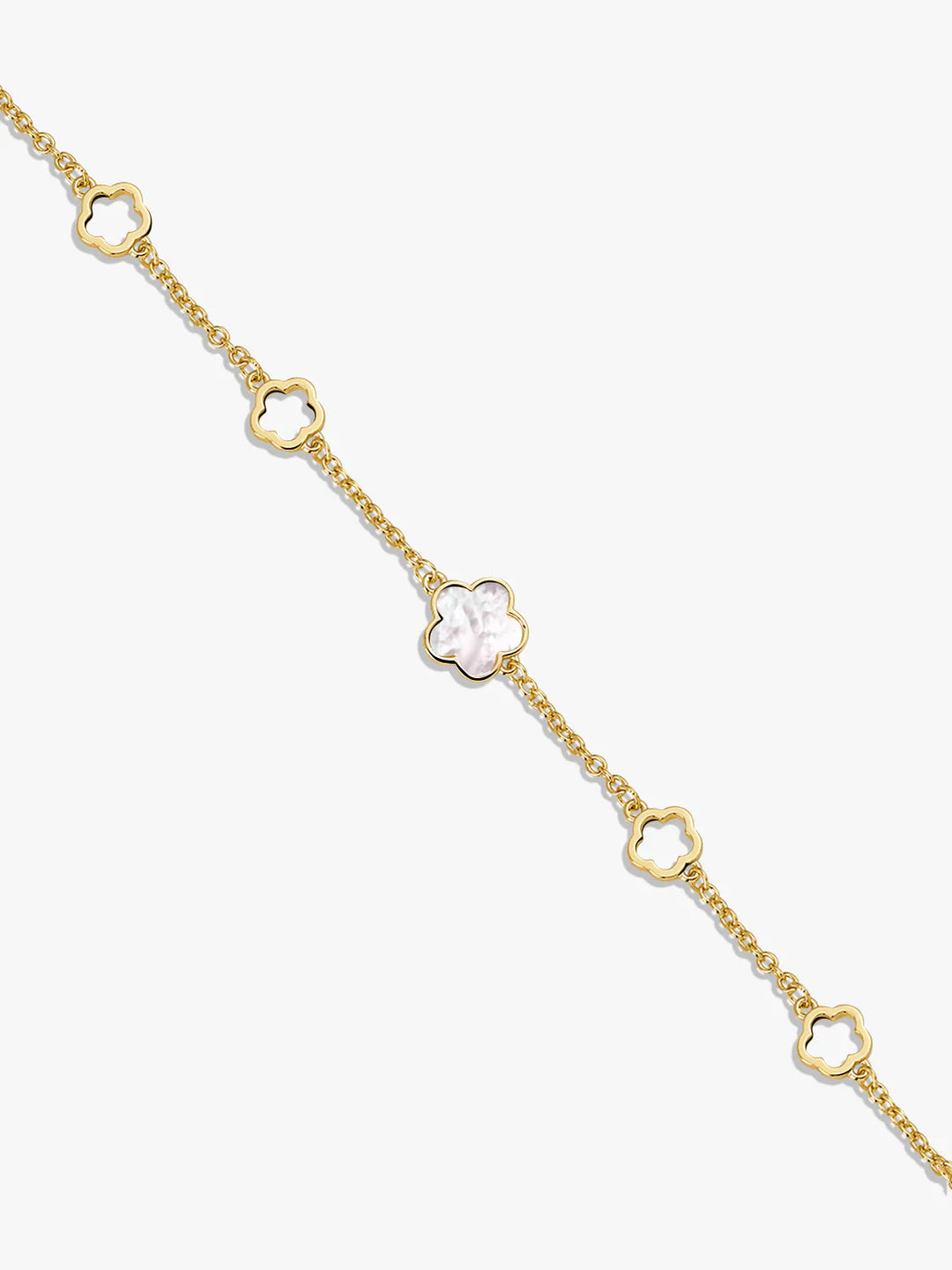 Perlenblumen-Armband