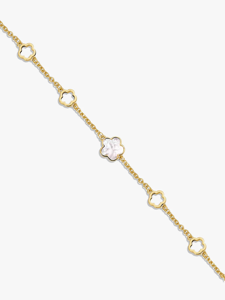 Perlenblumen-Armband