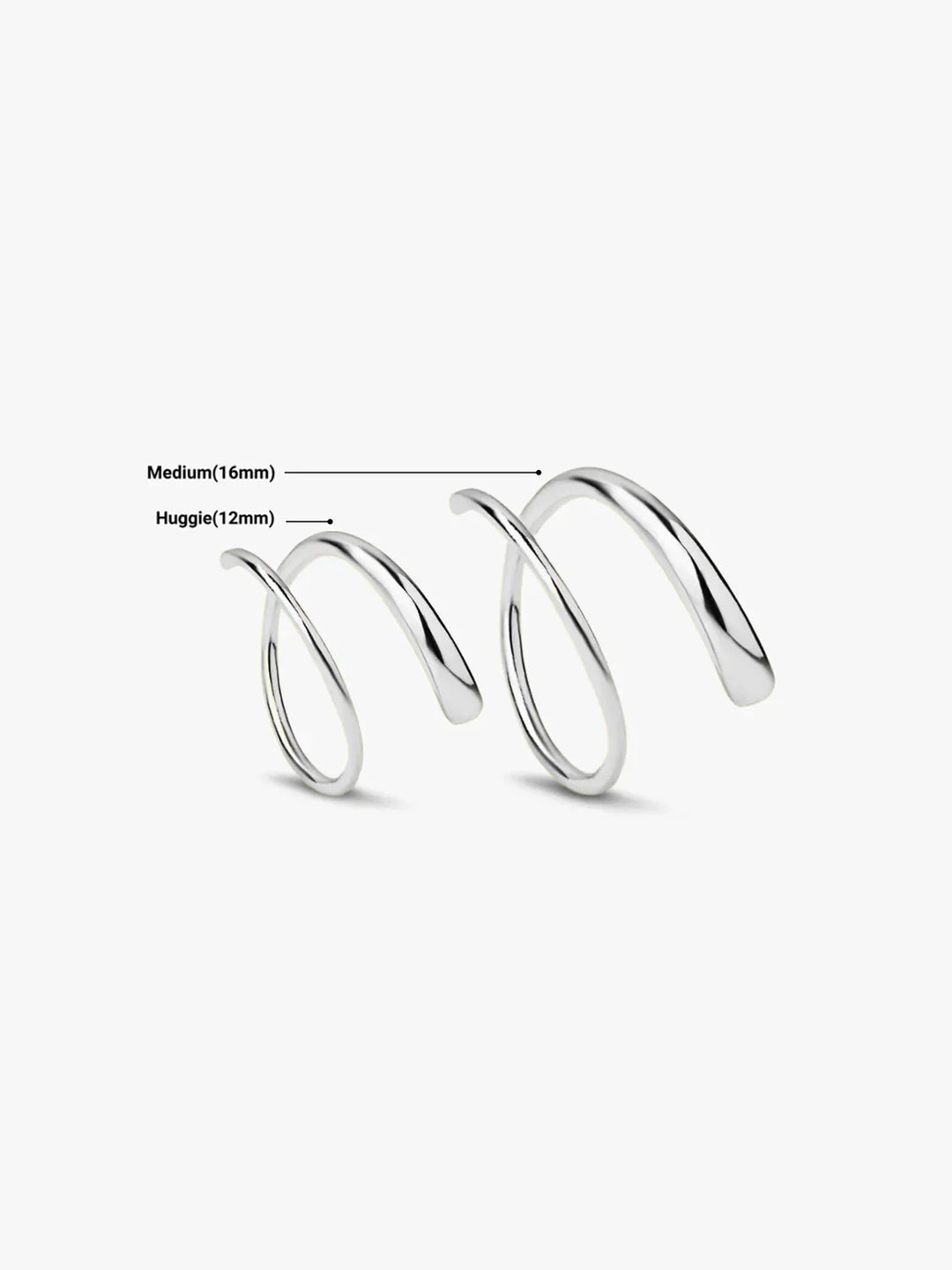 Goldene Doppel-Ohrringe