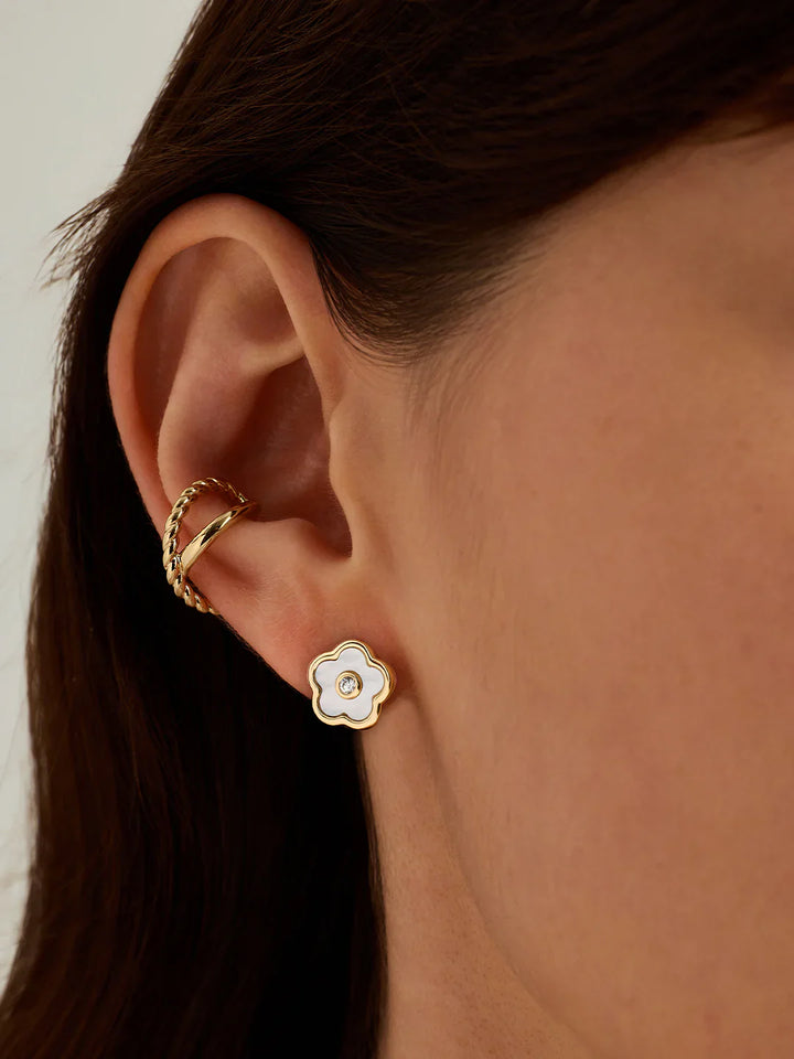 Mutterperl-Blumen-Huggies