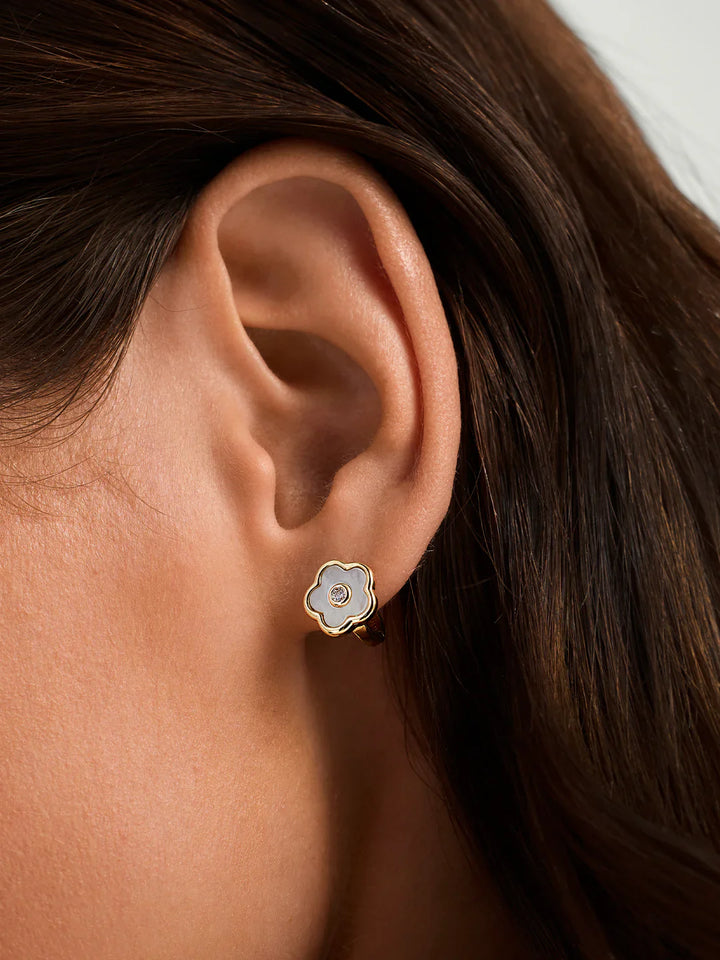 Mutterperl-Blumen-Huggies