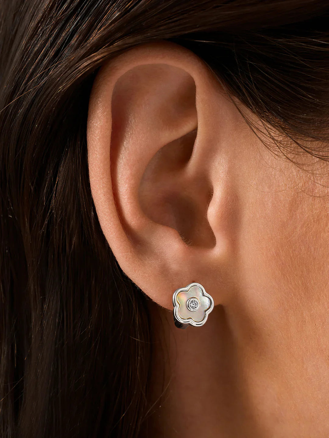 Mutterperl-Blumen-Huggies