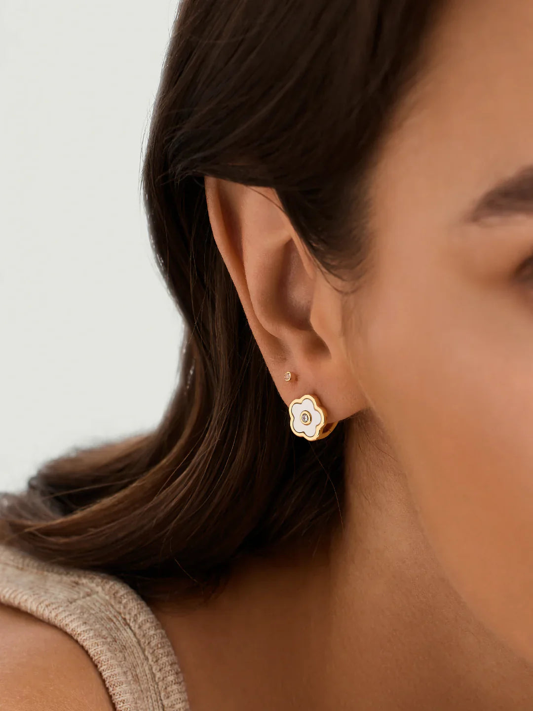 Mutterperl-Blumen-Huggies