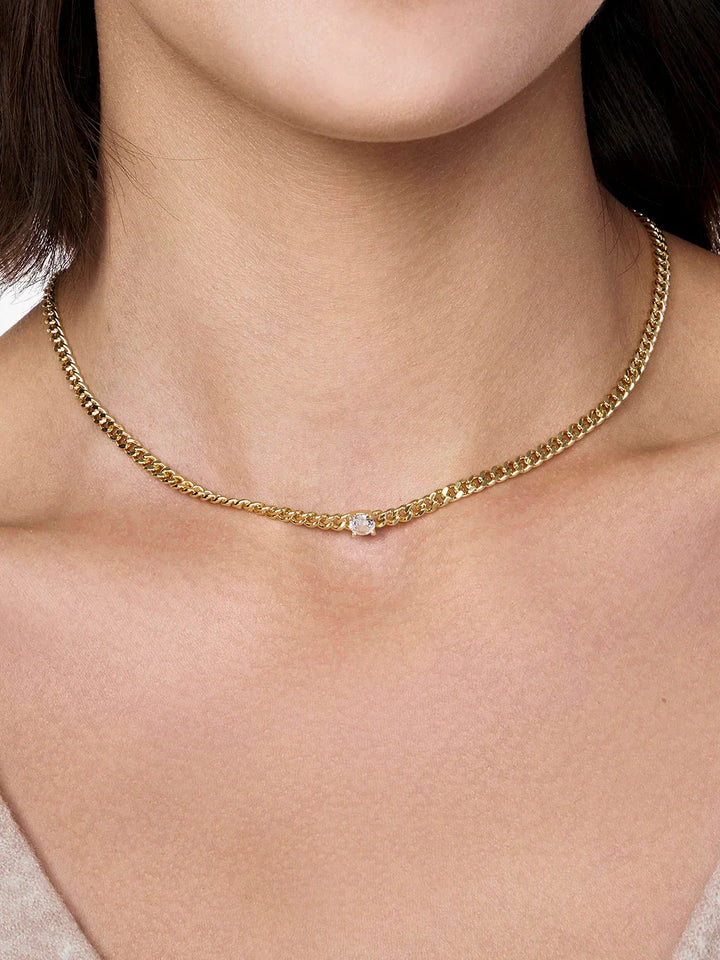 Kristall Bold Kettenhalskette