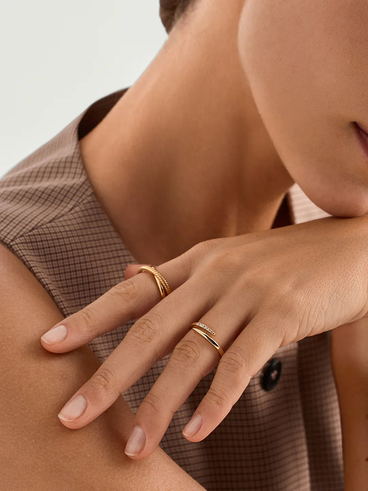 Wickelring mit Kristallkrallen